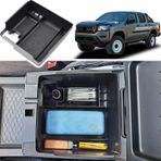 RUNROAD 2022 2023 Nissan Frontier Pickup Kamyon Aksesuarları ile Uyumlu Orta Konsol Düzenleyici, Bozuk Para Konteyneri İkincil Saklama Kutusu Ekleme Tepsisi, Siyah
