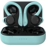 Runwuwus Bluetooth Uyumlu Kulaklık Kulak Kancası Dokunmatik Kontrol Ipx6 Su Geçirmez Kablosuz Kulakiçi Spor Kulaklık Koşu İçin (Yurt Dışından) - Mavi