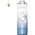 Runxi Life Hall Kulomi Termos Fincan 600ML Karikatür Düz Fincan 316 Gıda Sınıfı Mühürlü Okul Ofisi Çay Fincanı Süper Sevimli Büyük Kapasite (Yurt Dışından) - 6.8 x 18 cm - Mavi