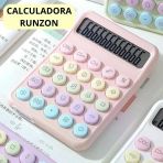 Runzon Renkli Hesap Makinesi Yuvarlak Uçlu 12 Hane Mavi Rz-822 (5250)