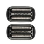 Ruosui 2 Paket Serisi 5/6 53B Braun Elektrikli Folyo Tıraş Makinesi Için Yedek Kafa 5020CS 5018S 5035S 5049CS 5050CS 6020S 6040CS (Yurt Dışından) - Gümüş