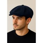 Rupen Kraft Kışlık Kadife Ingiliz Kasket Peaky Blinders Model Erkek Kasket Dökümlü Kadife Kasket