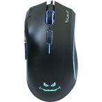 Rush RM91 24000DPI RGB 7D Kablolu Oyuncu Mouse Oyun İçin Ergonomik Tasarım ve Dayanıklılık - Siyah