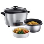 Russell Hobbs 23570-56-RH Gri Healthy 14 Cup Rice Cooker Buharlı Pişirici
