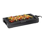 Russell Hobbs Izgara [Teppanyaki masa ızgarası] Fiesta (45 x 25 cm, çıkarılabilir ve yapışmaz kaplamalı ızgara plakası, değişken sıcaklık ayarı, yağ toplama tepsisi, 2400 W) elektrikli ızgara 22550 –