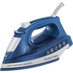 Russell Hobbs Light & Easy Buharlı Ütü, Seramik-Buegelsohle, Ekstra-Şok Buhar Çıkışı:, 2400 W Mavi 2 - Turuncu