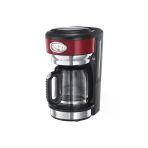 Russell Hobbs Retro Ribbon Kırmızı Cam Sürahili Kahve Makinesi