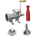 Russet Ev Tipi Kollu 12 Numara Kıyma Makinesi Döküm Içli Köfte Sucuk Yapar Full Set - Altın - Yeşil