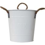 Rustic Concept Metal Buz Kovası ( kapaksızdır ) - Beyaz
