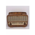 Rustik Ahşap Radyo Kumbara