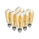 Rustik Flemanlı Led Ampul 4 Watt E27 Duy 2700 Kelvin St64 Tipi 10'Lu Paket