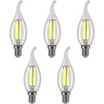 Rustik Kıvrık Tc3 4W E14 LED Ampul 400LM 5li - Sarı