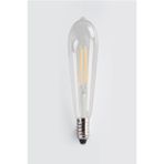 Rustik Led Ampül Flamanlı Şeffaf 8w Beyaz Işık Ct-4353-b