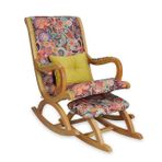 Rustik Sallanan Sandalye, Retro, Ahşap Naturel
