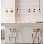 RUSTİK SARKIT AVİZE MASA ÜSTÜ SARKIT ÜÇLÜ AVİZE 60 CM MYL003408