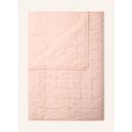 Ruth Plaid, Yumuşak Kapitoneli Battaniye, Oeko-Tex Sertifikalı, 220 x 265 cm - Pembe