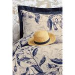 RUTHA 210 Tc (83 Tel) dijital Pamuk Saten tek Kişilik Nevresim Takımı - Krem - 160 x 220 cm