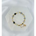 RUTİL KUVARS 8MM DOĞALTAŞ ÇELİK KLİPSLİ BİLEKLİK