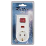 Rutter Akım Korumalı Tekli Priz Çocuk Koruma Anahtarlı 323022