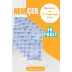 Rutubet Nem Korozyon Buhar Terleme Çekici Alıcı Tutucu Giderici Önleyici (10 PAKET) 2500 gr