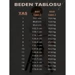 Rüyam Çocuk Gofre Erkek Çocuk Tişörtlü Takım Elbise Blazer Ceket Pantolon 3’lü Takım - 8 Yaş - Mavi