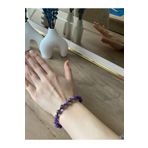 RüyamStore DOĞAL AMETİST VE HEMATİT TAŞI EL YAPIMI BİLEKLİK AMETİSTHEMATİT
