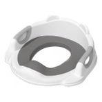 Ruyı 3-7 Yaş Çocuk Tuvalet Halkası Yumuşak Minder Klozet Kapağı Bebek Oturağı Lazımlık Tuvalet Ev (Yurt Dışından) - Gri - 31x21x2