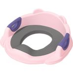 Ruyı 3-7 Yaş Çocuk Tuvalet Halkası Yumuşak Minder Klozet Kapağı Bebek Oturağı Lazımlık Tuvalet Ev (Yurt Dışından) - Pembe