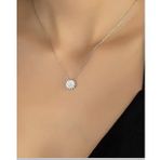 RÜZGAR GÜLÜ 925 AYAR SWAROVSKİ KOLYE