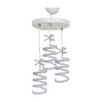Rüzgar Led Avize 3lü Sarkıt Model Avize Beyaz
