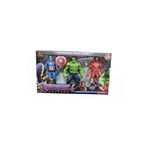 Rüzgar Oyuncak Yenilmezler Eklemli Thanos Thor Ironman Hulk 3 Lü Oyuncak Seti 15 Cm 1890