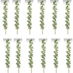 Rüzgar Yapay Çiçekçilik 2 Metre 12 Adet Bambu - Yeşil