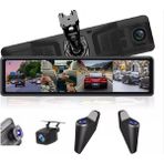 RV-İ101L – 12" 4K 4 Kameralı Araç Dvr, Adas Destekli, 360° Panoramik Görüşlü Akıllı Dikiz Aynası - Antara Siyah