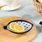 Rêve Bleu Petite Mini Tabak - Mavi - 10x8,5x1,5 Cm