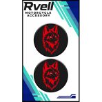 Rvell Kurt İkili Damla Sticker 5X5 01