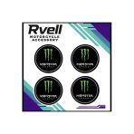 Rvell Monster Koruma Takoz Damla Sticker 4 Lü 01