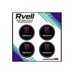 Rvell Monster Koruma Takoz Damla Sticker 4 Lü 03