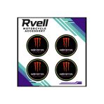 Rvell Monster Koruma Takoz Damla Sticker 4 Lü 04