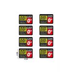 Rvell Motosiklet Kan Grubu Sticker Set 8 Adet (0+)