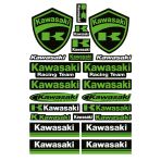 Rvell Motosiklet Kawasaki Uyumlu A4 Sticker Set 001