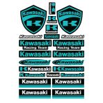 Rvell Motosiklet Kawasaki Uyumlu A4 Sticker Set 003