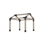 RWL Kamelya Pergola Bağlantı Seti – 10 Parça Metal Braket | 2.5 mm Kalınlık | 93 mm ve 85 mm