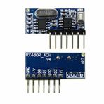 RX480-E 4 Kanal 433Mhz RF Alıcı Learning Code 1527 Receiver