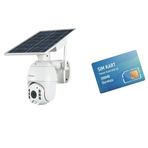 RXR C16 4G 4G Sim Kartlı Pilli Solar Dış Ortam 360 Derece Hareket Kontrollü Güvenlik Kamerası