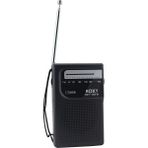 RXY-150 Cep Tipi Pil ile Çalışan Mini Fm Radyo - Deprem Çantası - Pilli Radyo- Çoban Radyosu - Siyah