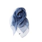 Ryakos Atkı İpek Yün Eşarp Kadın Şal Sarar İnce Çift Katmanlı Seyahat Atkıları Kış Boyun Atkıları kış eşarp (Color : Blue, Size : 200 * 70cm)