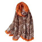 Ryakos Atkı Kış Kadın Eşarp Baskı Pamuklu Başörtüsü Eşarp Şal Sarar Pashmina Boyun Eşarp kış eşarp (Color : YM169-4, Size : 180x90cm)