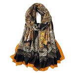 Ryakos Pashmina YM147-4 Pamuklu 180x90 cm Kadın Atkı