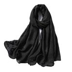 Ryakos Wrap Pashmina Blu Yumuşak 180x75 cm Kadın Atkı