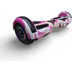 RYDER STAR Elektrikli Kaykay Hoverboard 6.5 Inch Bluetooth Hoparlörlü Otomatik Akıllı Denge - RS-S5 Pink Camo - Pink Camo Grafiti